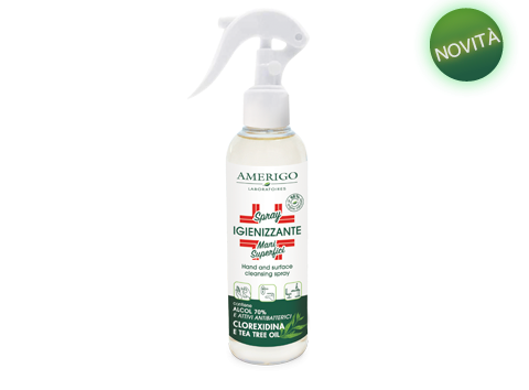 Spray Igienizzante Mani e Superfici 200ml Amerigo